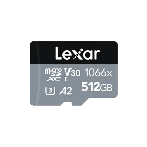 Laxer Professional Sliver Plus MicroSD 512GB USH-I
